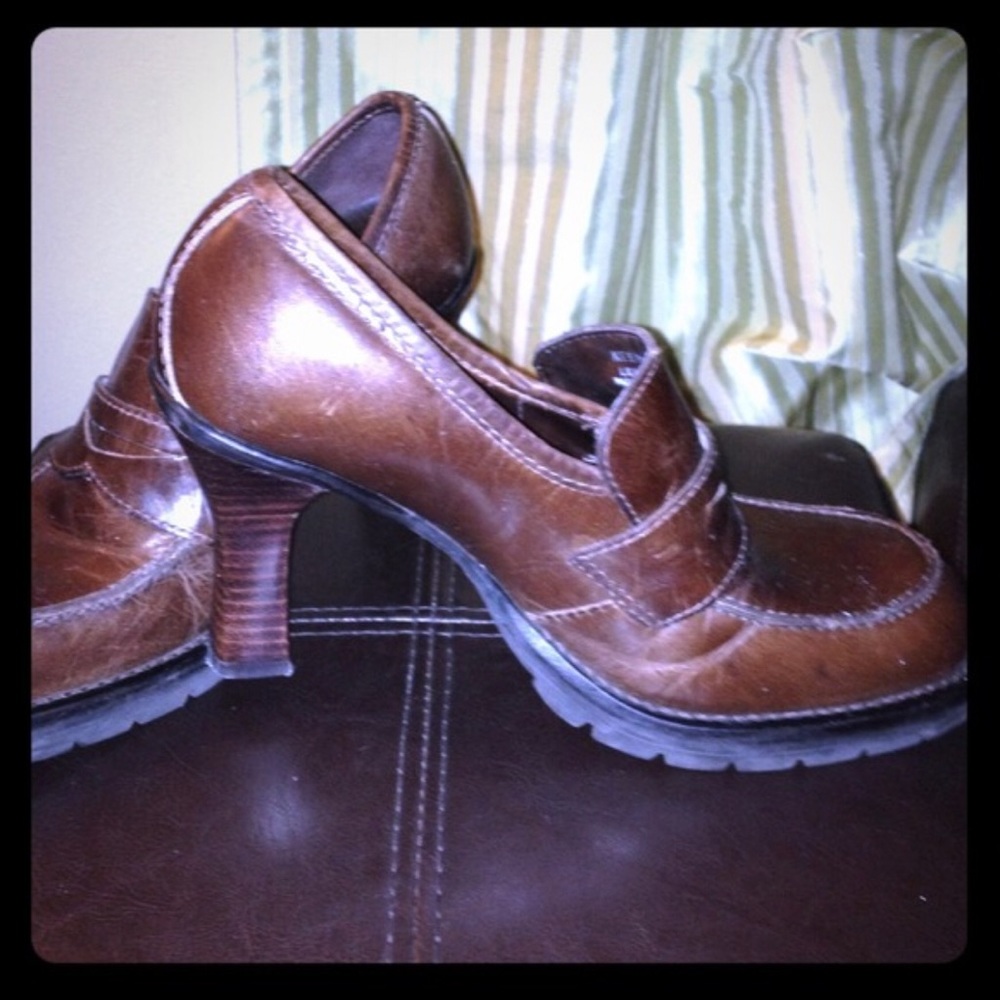 Steve Madden high heeled loafer
